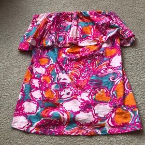 Lilly Pulitzer strapless top!